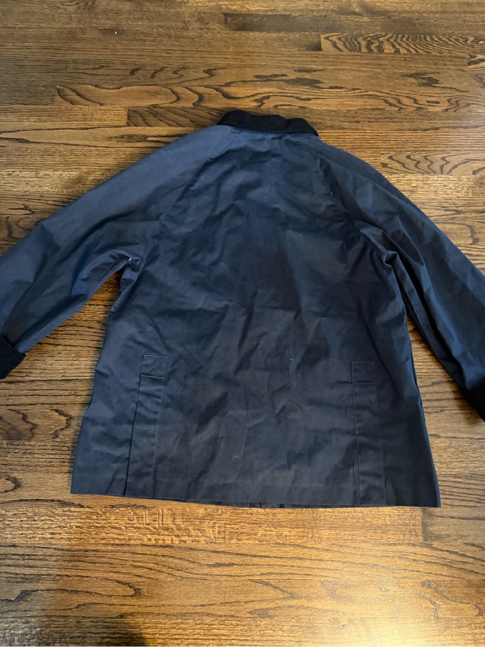 Alex Mill Chiltern Street Jacket In Waxed Cotton Navy M - Picture 8 of 8